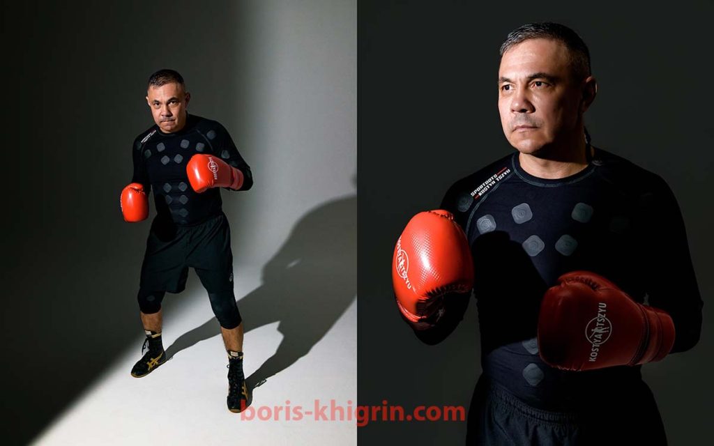 Съёмка легендарного боксёра Кости Дзю для бренда спортивной одежды Sportdots
